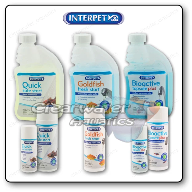 Interpet Aquarium Tap Water Dechlorinator Tank Treatment Bacteria Filter Starter - Image 1 of 1
