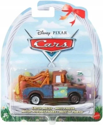 DISNEY PIXAR CARS - MATTEL OSTER MATER Hook Easter Pasqua Disney Pixar Cars 1:55 Die-cast Auto