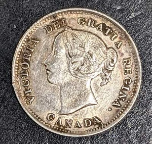 1892 Canada 5 Cent Victoria - Picture 1 of 4