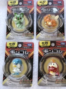 TAKARA TOMY Pokemon Moncolle Scarlet Violet Fuecoco Sprigatito Quaxly Pawmi - Picture 1 of 65