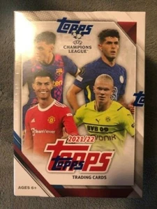 2021-22 Topps UEFA Soccer Champions League Collezione Blaster Box Sigillato in fabbrica - Foto 1 di 2