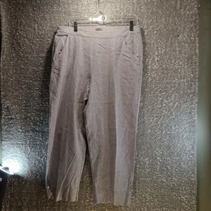Habitat Clothes to Live In Button Knöchel Detail Pull On Leinen Resort Caprihose - Bild 1 von 11