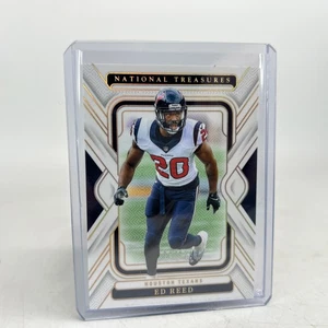 2024 Panini National Treasures Holo Gold #41 Ed Reed 4/15 TEXANS - Picture 1 of 2