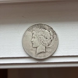 1926 Peace Dollar Lowball Rim Ding With Possible Repair? - Picture 1 of 4