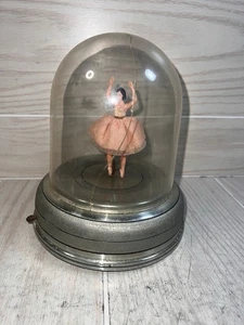 BALLERINA DANZANTE REUGE SVIZZERA VINTAGE MUSIC BOX US PAT. 2.009 304 Funzionante - Foto 1 di 14
