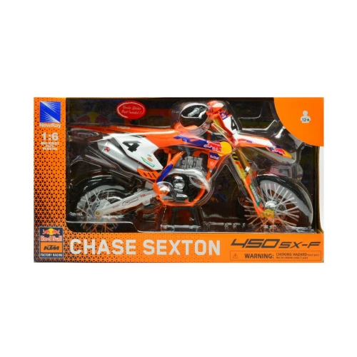 KTM 450 SX-F RED BULL N.4 CHASE SEXTON 1:6 New Ray Moto Modellino Nuovo - Immagine 1 di 1