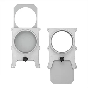 Powertec 70165-P2 3 Zoll Aluminium Strahltor, 2 Stück grau  - Bild 1 von 6