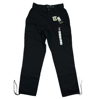 Pantalones 511 Tactical TDU Ripstop Para Hombre Medianos Negros Carga Calce Relajado Teflón Foto 1 de 4