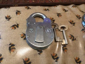 Ace 2 Lever Padlock With Two Keys New Old Stock - Picture 1 of 5