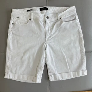 Pantalones Cortos Talbots Mujer 10 Boyfriend Impecables Cinco Bolsillos Blancos - Imagen 1 de 6
