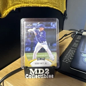 2021 Leaf Draft - Bobby Witt Jr. #02 Gold (RC) - Picture 1 of 1