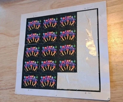 USPS Forever Stamps - 2011 Celebrate! 14 Unused Stamps New Years/Celebration - Image 1 of 2