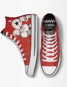 Rote Converse x Peanuts Snoopy & Friends Chuck Taylor All Star Sneaker 12 Herren - Bild 1 von 6