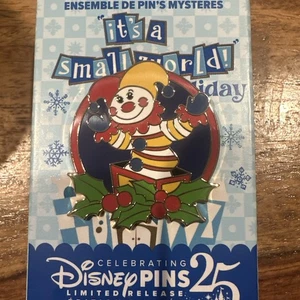 It’s A Small World Holiday LR 25 Years Of Pin Trading Jack In The Box Disney - Bild 1 von 3