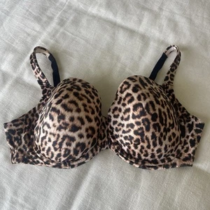 Soma Stunning Support Full Coverage Smooth Bra In Animal Print 38DD Underwire - Picture 1 of 3
