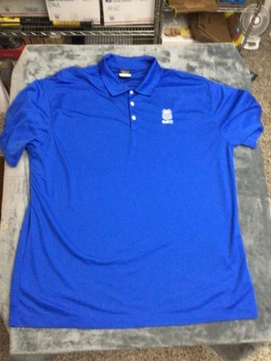 Polo de golf Nike para hombre 3XL azul poliéster Union Pacific Railroad RMCC Foto 1 de 4