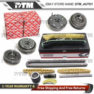 FEBI Timing Chain Kit & 4x Camshaft Adjusters Kit FOR Mercedes ML350 M272 W164 - Picture 1 of 7