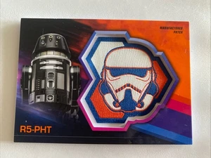 2018 Topps Star Wars Solo Manufactured Patch Card Orange #MP-RS R5-PHT /25 - Picture 1 of 3