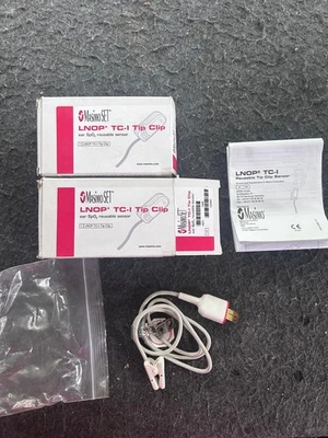 2 Masimo SET LNOP TC-I Clip Punta de Oreja Masimo 1866 Reutilizable NUEVO Foto 1 de 4