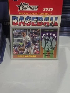 2025 Topps Heritage Pete Alonso 76PI-3 Foil - Bild 1 von 2