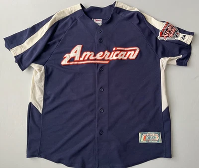 Vintage Majestic 2005 All-Star Game Jersey Mens Sz XL Blue American Team - Image 1 of 4