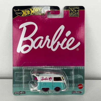 HOT WHEELS -  PREMIUM POP CULTURE - BARBIE KOOL KOMBI w/ Real Riders - Image 1 of 4
