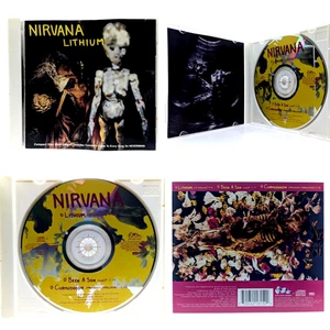 Nirvana: Lithium (1991) CD -Early JVC White Tray Second Pressing- Graded *M/NM* - Bild 1 von 5