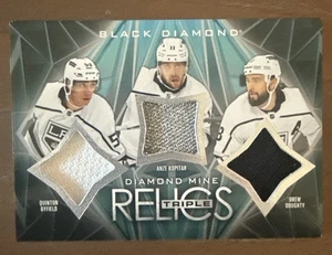2024-25 Upper Deck Black Diamond Mine Triple Relics Byfield / Kopitar /Doughty - Picture 1 of 2