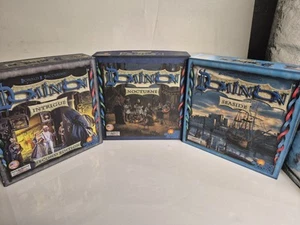 3 Dominion Bundle by Rio Grande Board Card Game Intrigue, Seaside, Nocturne Tt39 - Picture 1 of 11