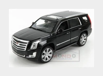 1:24 Welly Cadillac Escalade 2017 Black WE24084BK Modellino - Immagine 1 di 2