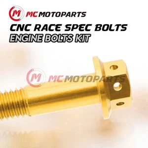Gold CNC Clutch Cover Engine Bolt Kit For Honda CB600F Hornet 2007-2008 - Picture 1 of 7
