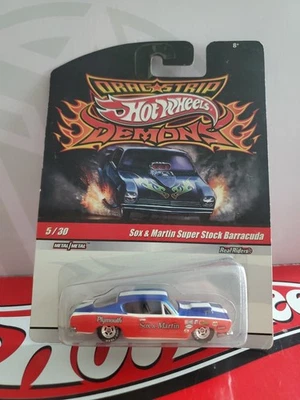Hot Wheels Drag Strip Demons #5/30 Sox & Martin Super Stock Barracuda - Image 1 of 4