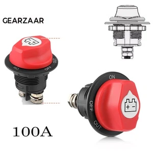 Battery Isolator Switch 100A Disconnect Power Cut Off Kill for Car Boat RV Truck - Picture 1 of 11