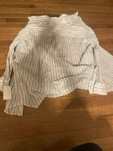 Herren Treasure & Bond weiß und gestreift blau Polo B4 Gr:1X UVP:59 - Bild 1 von 4