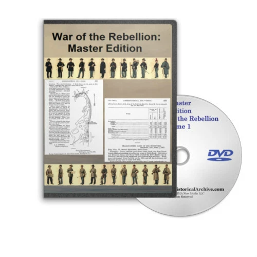 DVDs War of the Rebellion Official Records Civil War 2 todos os 128 volumes - C697-98 - Imagem 1 de 1