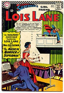 LOIS LANE 65 Superman's Girl Friend 1966 Imaginary Tale - Imagen 1 de 1