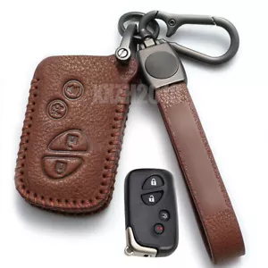 Genuine LeatherCar Remote Key Case Fob Cover For Lexus IS ES GS LS CT LX GX RX - Picture 1 of 6
