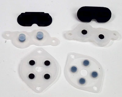 2 Sets Nintendo NES Rubber Button Contact Pads New Conductive Controller Pads - Image 1 of 2