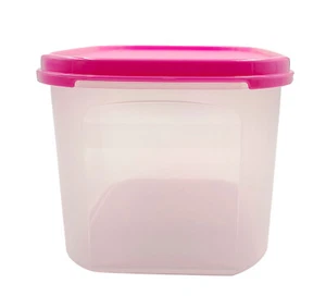 Tupperware Modular Mates MM Rosa Mini Rectangular 1.9L Contenedor de Almacenamiento de Alimentos - Imagen 1 de 6