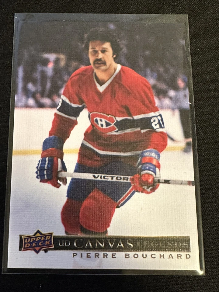 2020-21  Sp Signature Edition PIERRE BOUCHARD LEGENDS UD CANVAS #C-78 MONTREAL - Image 1 of 2