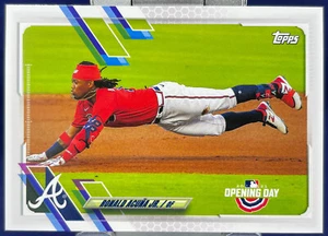 Topps Opening Day 2021 Ronald Acuna Jr Atlanta Braves Base Card #150 - Bild 1 von 2