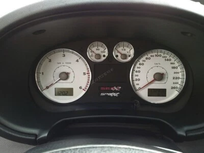 Se adapta a: Seat Toledo II 1998-2002 aluminio pulido anillos velocímetro x4 Foto 1 de 4