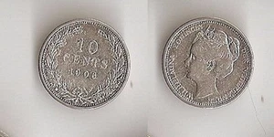 Netherlands 10 cents 1906 - Picture 1 of 1