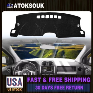 Sunproof Dashboard Cover Mat for 2011-2016 Jeep COMPASS Interior Protection Pad - Picture 1 of 12