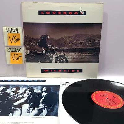 Loverboy Wildside LP Columbia 1987 Gold Stamp Promo VG++ Vinyl #J17 Foto 1 de 4