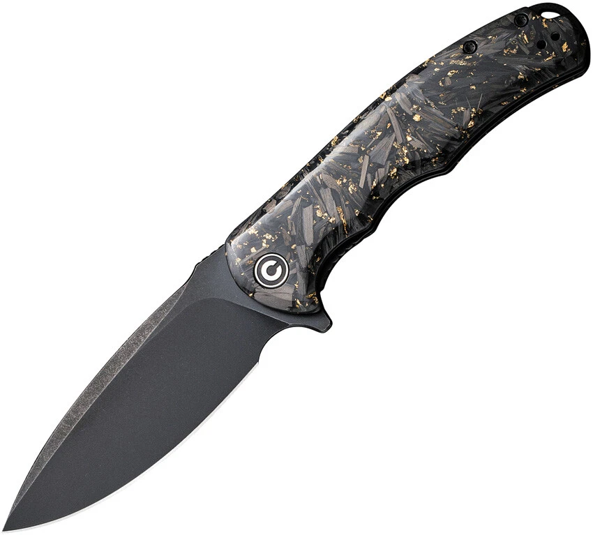 Civivi Praxis 9Cr18MoV Steel Blade Carbon Fiber/Resin Handle Folding Knife C803J