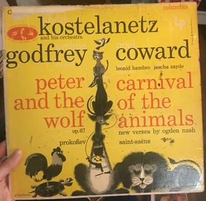 Andre Kostelanetz Vintage Record Peter and the Wolf and Carnival of the Animals - Picture 1 of 1