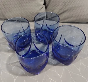 4 Stück Libbey Imperial Mediterran Kobaltblau Old Fashioned Whisky Gläser - Bild 1 von 8