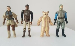 Vintage Star Wars Figure Lot Princess Leia Logray General Madine Lando Calrissia - Picture 1 of 4