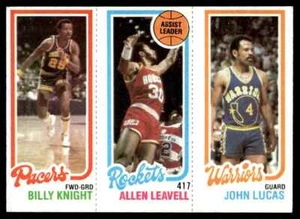1980-81 Topps John Lucas/Allen Leavell/Billy Knight #96/104/120 - Picture 1 of 2